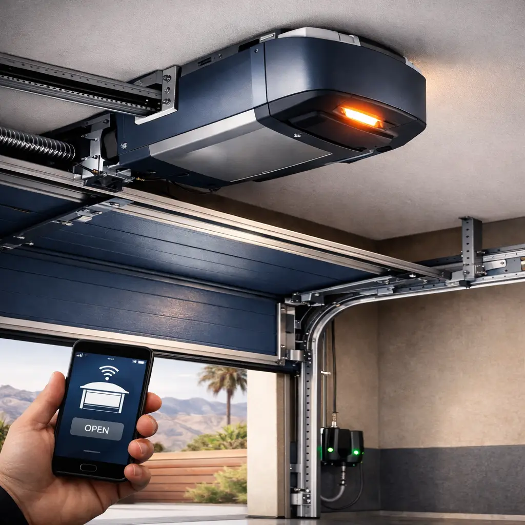 Garage door opener with smart control